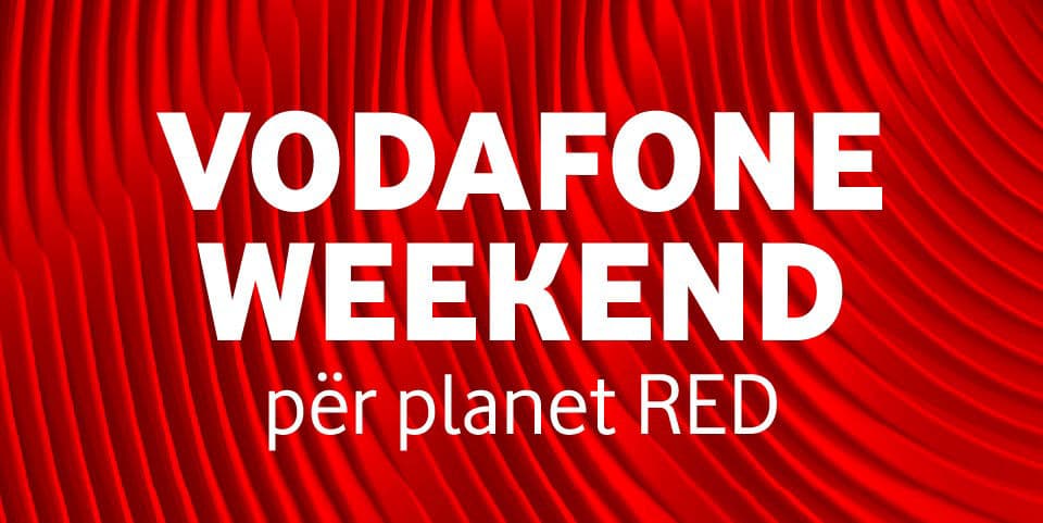 vodafone red weekend red image